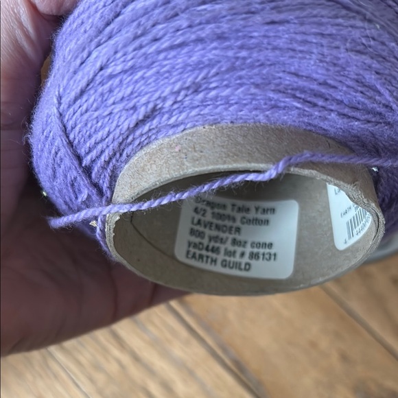 Purple Yarn Cone - Picture 3 of 4